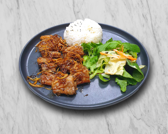 Ginger Teriyaki Pork Belly Rice (生姜焼き)