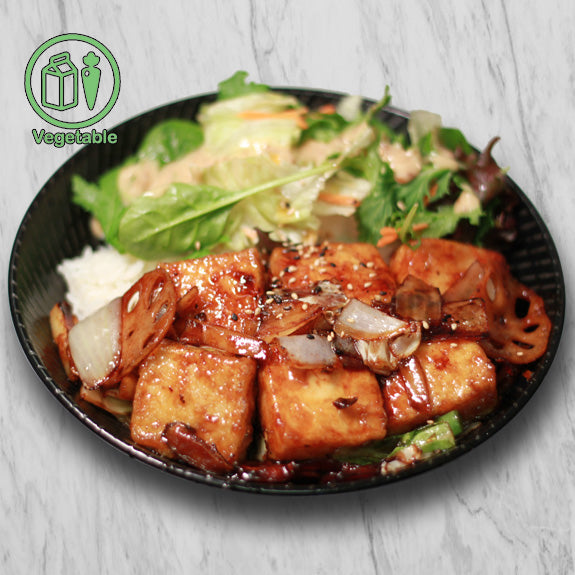 Teriyaki Silken Tofu Rice