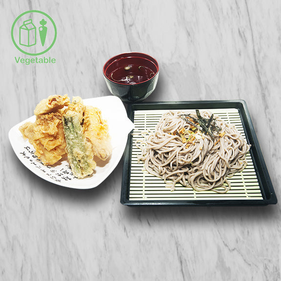 Cold Soba & Veg Tempura