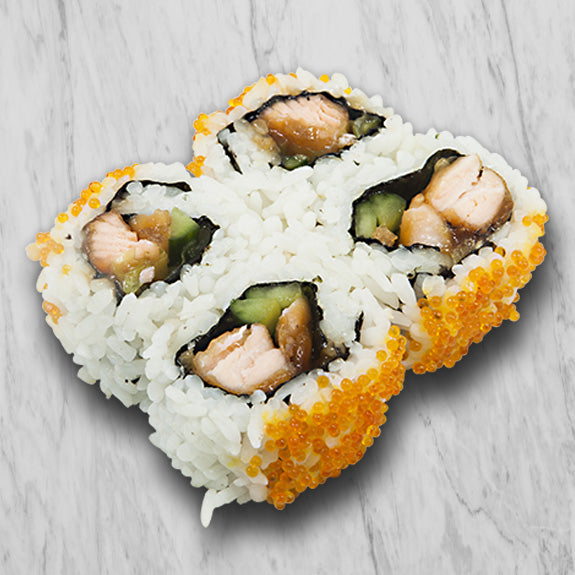 Teriyaki Salmon & Cucumber Roll