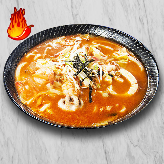 Spicy Seafood Noodle Soup (Cham-pong)