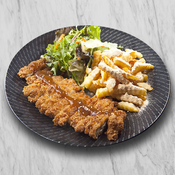Crumbed Chicken katsu & Chips