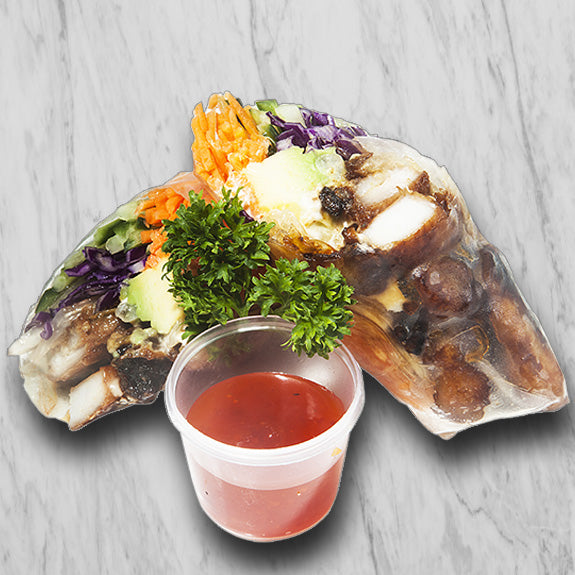 Teriyaki Chicken Rice Paper